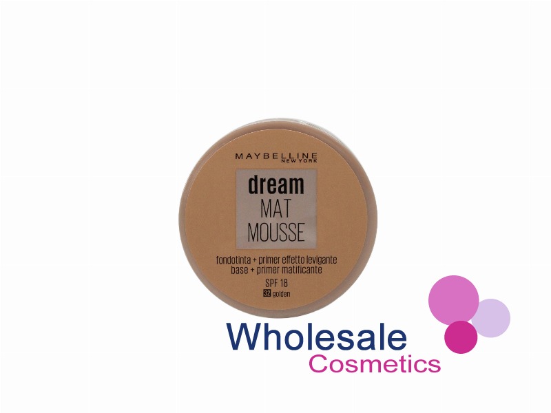 5 x Maybelline Dream Matte Mousse Foundation + Primer - 32 GOLDEN